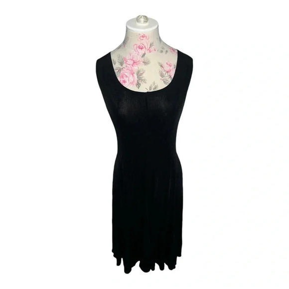 Chico’s Travelers Women’s Black Sleeveless Dress Size 2 (large) - Picture 1 of 10